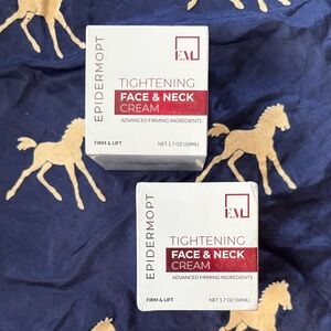 Set of 2 EpidermOpt Tightening Face & Neck Firming Cream Anti-Aging Moisturizer